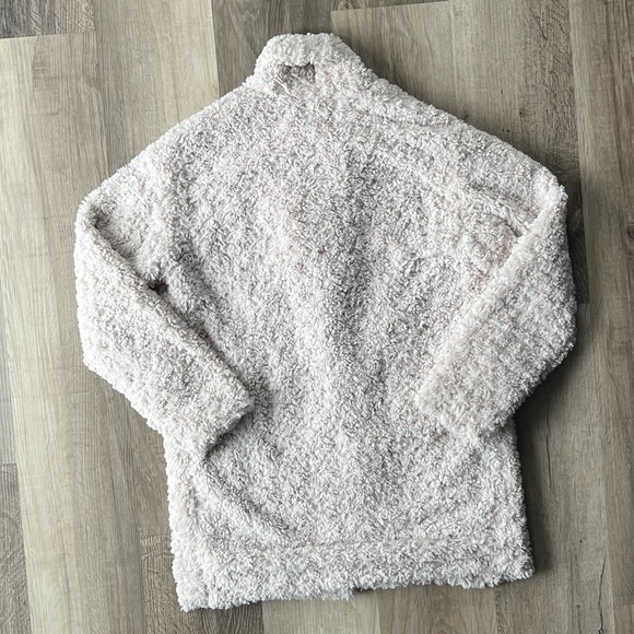 Aritzia Wilfred Free Teddy Coat Sherpa Tan Cream size Small - Picture 6 of 13